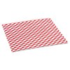 Bagcraft Grease-Resistant Paper Wrap/Liners, 12 x 12, Red Check, PK5000 P057700